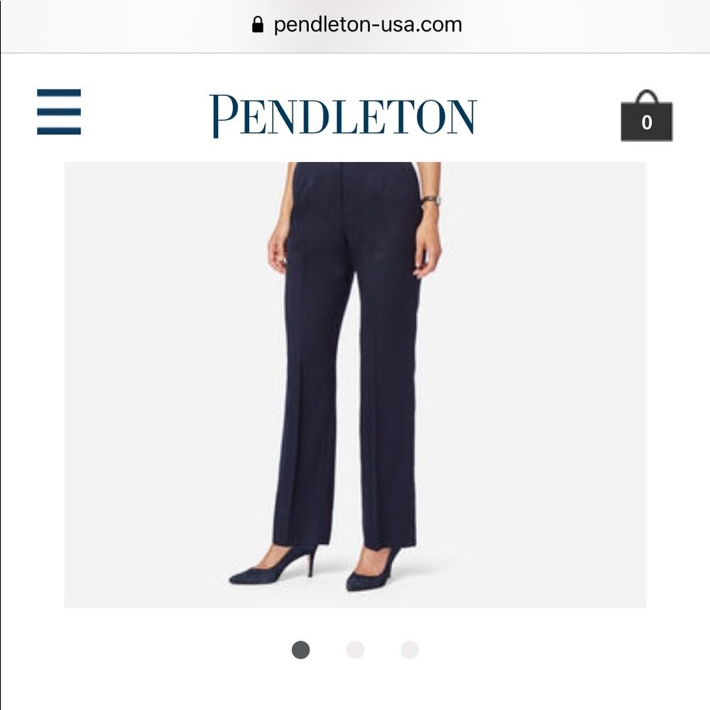 Pendleton navy trousers size 10